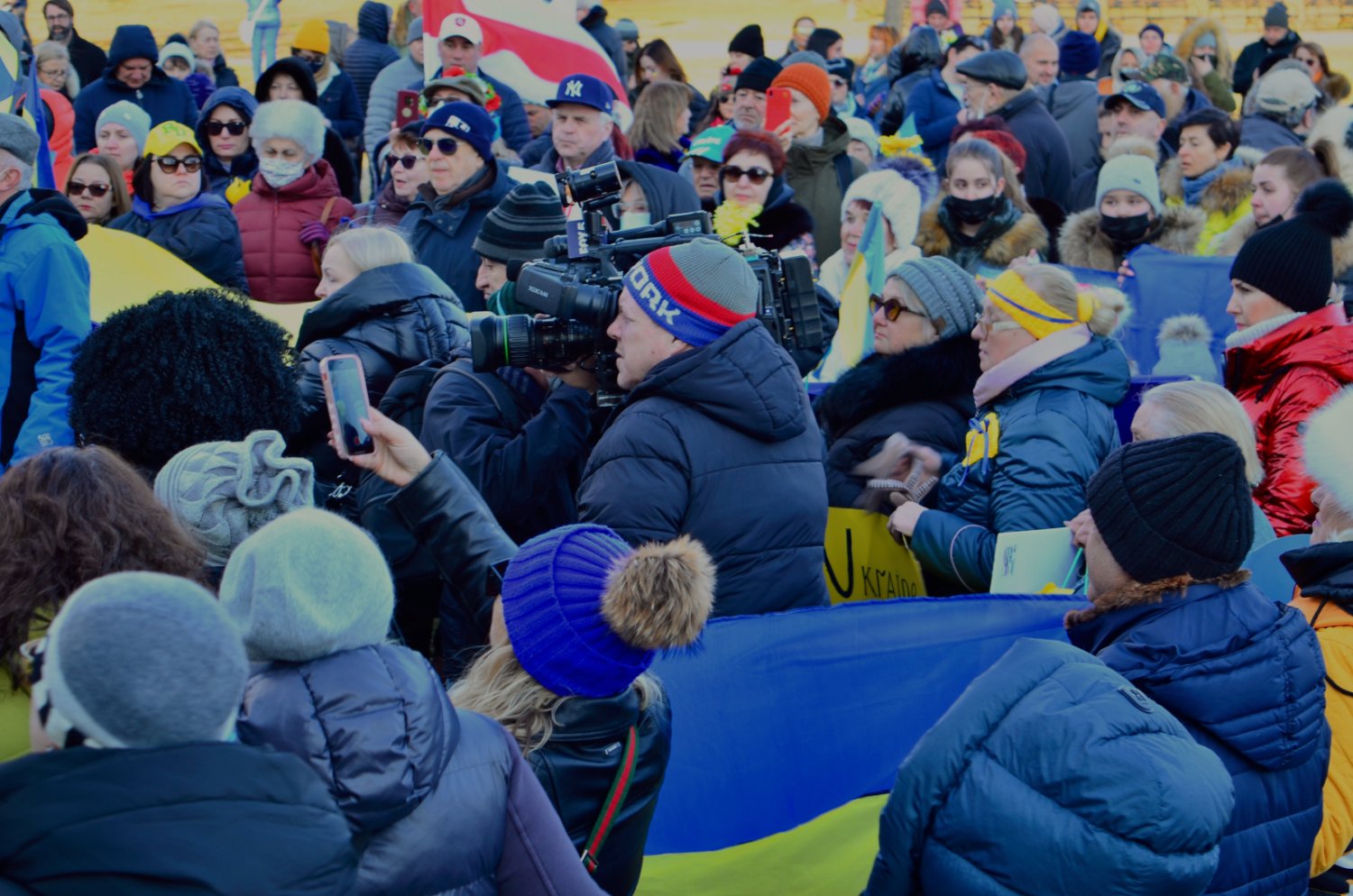 Nowy Jork protestuje przeciw Putinowi.