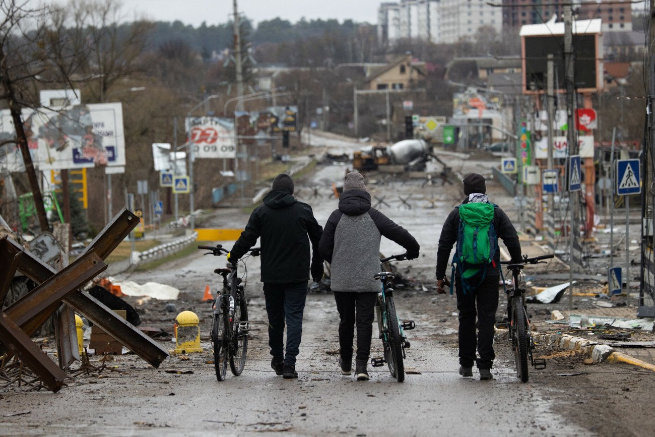 14-letni Jurij z Buczy opowiedział w rozmowie z BBC o momencie śmierci swojego ojca.