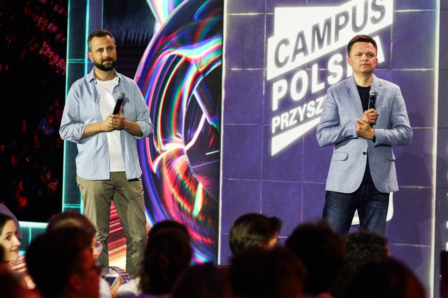 Szymon Hołownia i Władysław Kosiniak-Kamysz wystąpili na Campusie Polska Przyszłości organizowanym przez Rafała Trzaskowskiego.