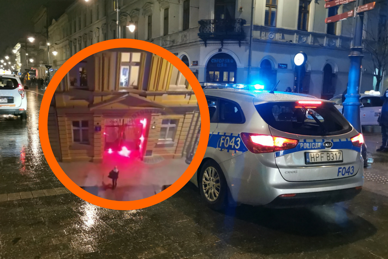 Strzelali fajerwerkami w ludzi w Łodzi. Sprawą zainteresowała się prokuratura.