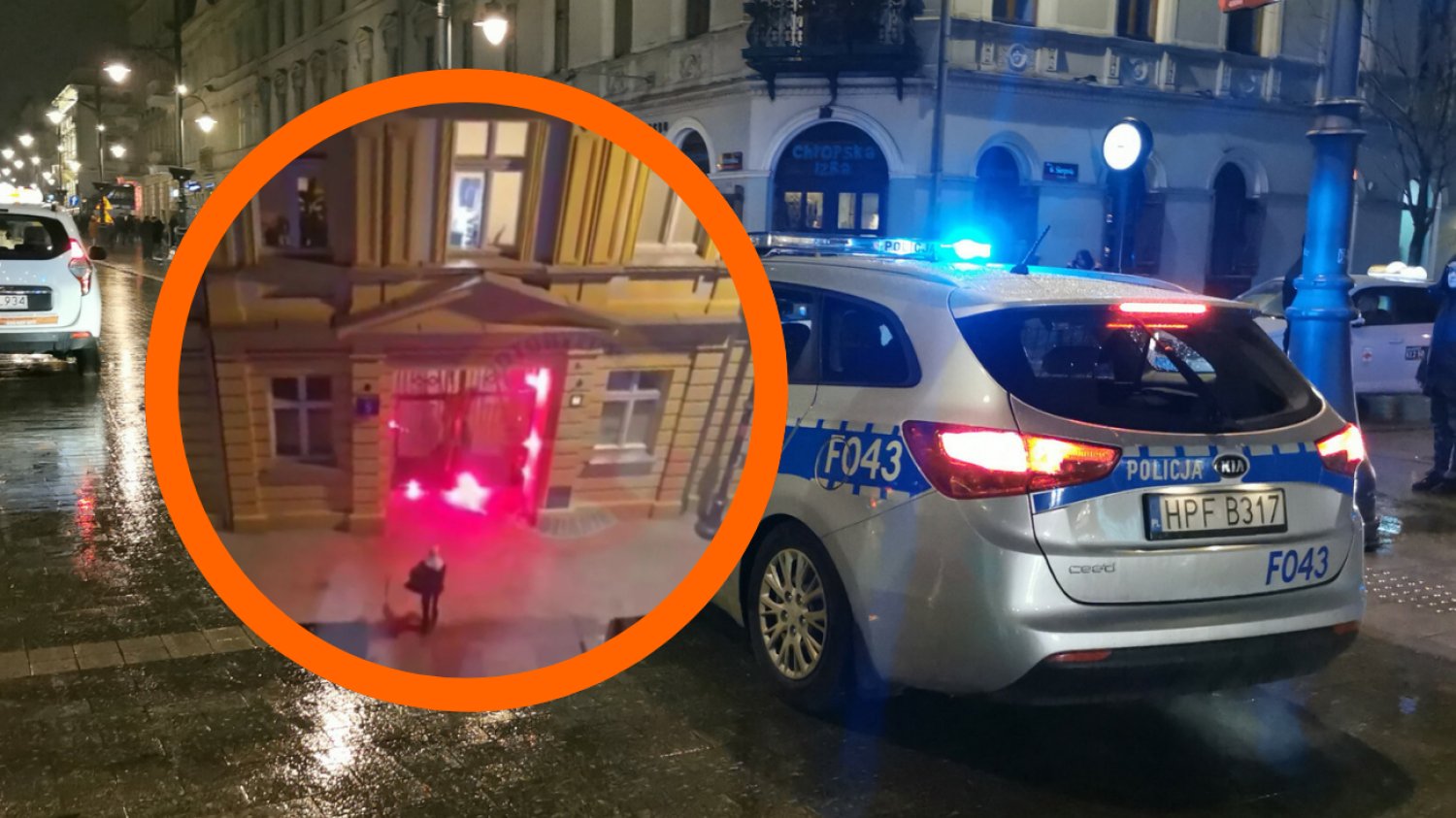 Strzelali fajerwerkami w ludzi w Łodzi. Sprawą zainteresowała się prokuratura.