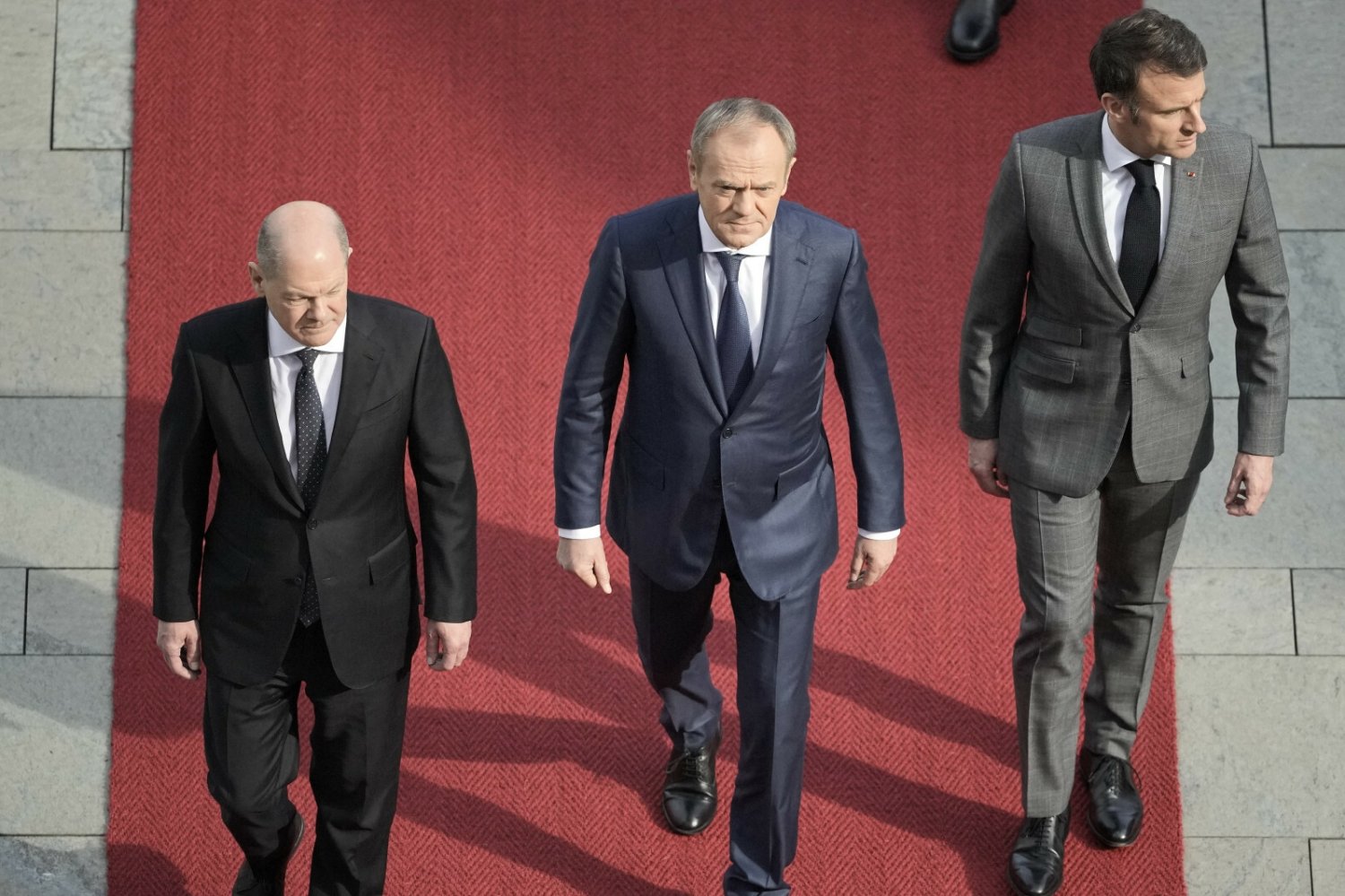 Tusk, Macron i Scholz jednym głosem. Wydali oświadczenie w ważnej sprawie.