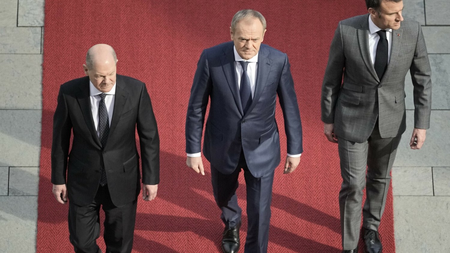Tusk, Macron i Scholz jednym głosem. Wydali oświadczenie w ważnej sprawie.