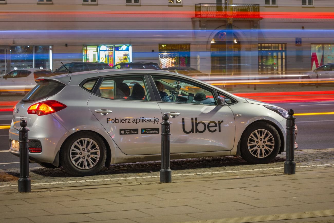 Taksówka firmy Uber (zdjęcie poglądowe).