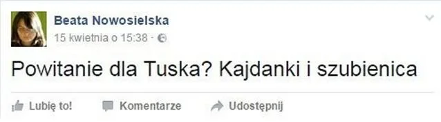 Dyrektor departamentu edukacji i komunikacji Ministerstwa Środowiska tak wyraziła się na temat Donalda Tuska