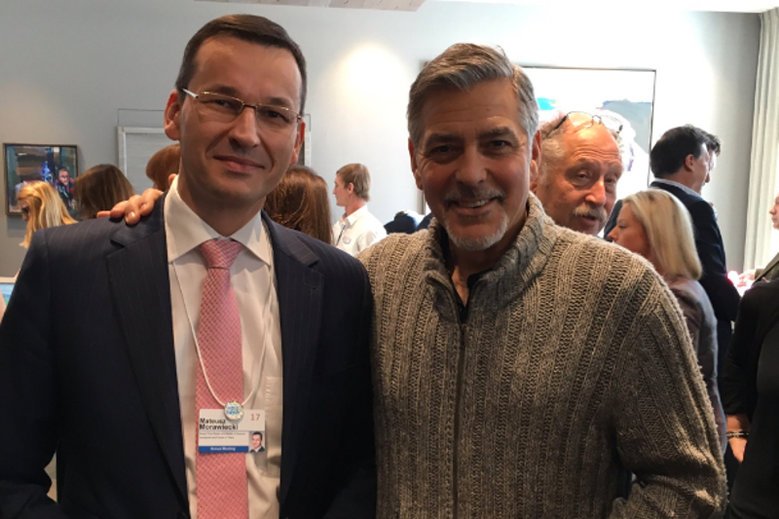 Mateusz Morawiecki w Davos, gdzie spotyka się nie tylko z politykami i przedsiębiorcami.