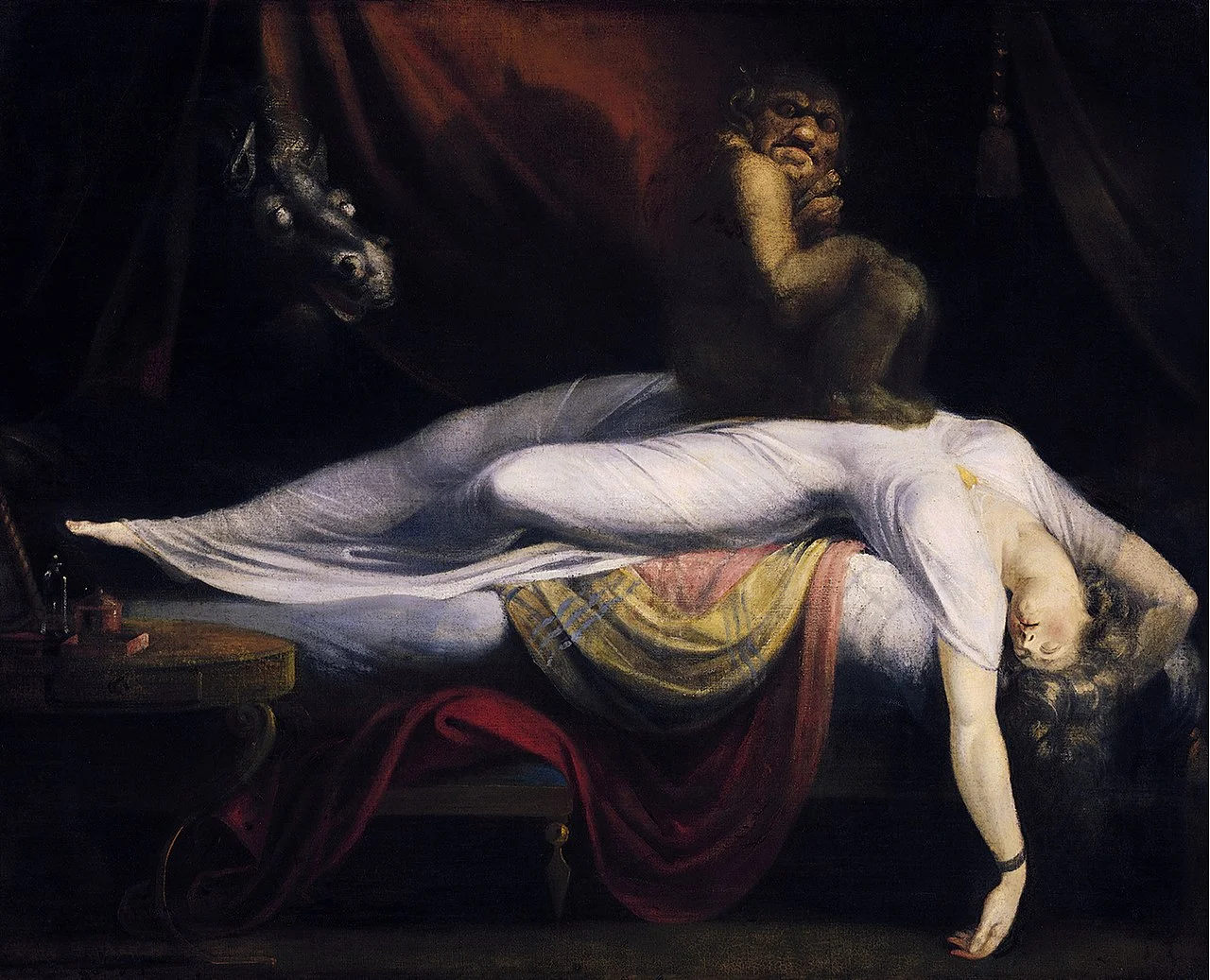 Obraz Johanna Heinricha Füssliego z 1781 roku przedstawia nocne koszmary