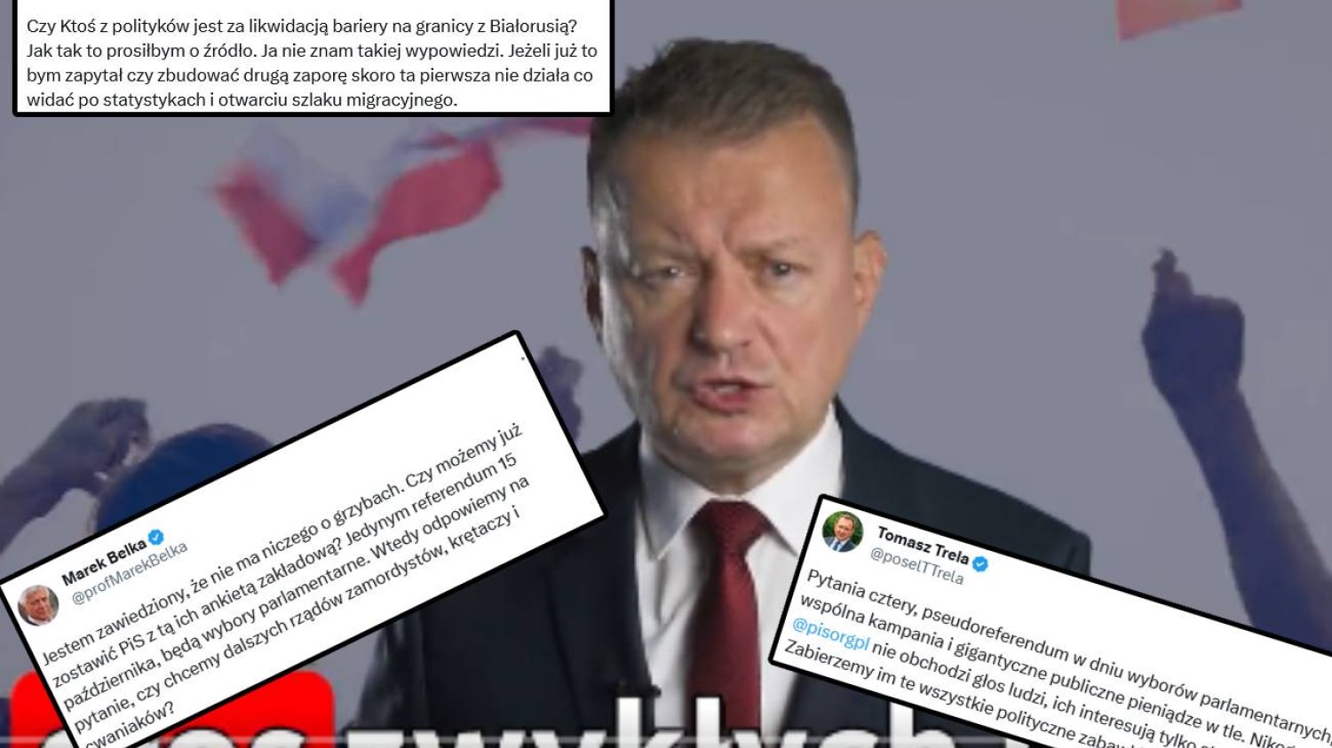 Pytania referendalne. Komentarze polityków w sprawie