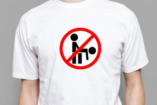 Jedna z wariacji na temat popularnego hasła "Zakaz pedałowania".