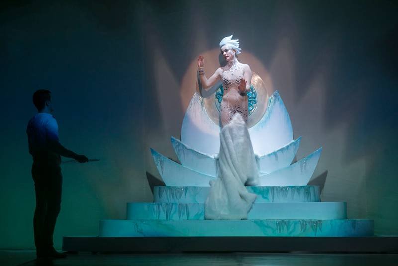 Próba spektaklu "Królowa Śniegu" w Teatrze Miejskim w Gdyni