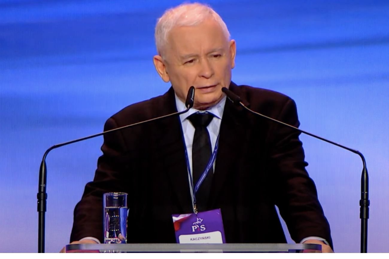 Przemówienie Jarosława Kaczyńskiego (screen.