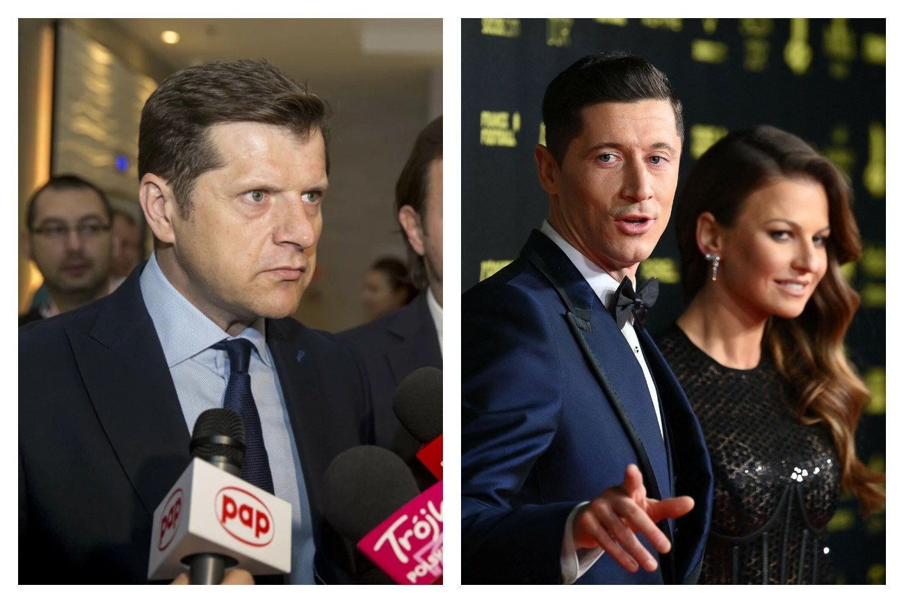 Konflikt Cezarego Kucharskiego z Anną i Robertem Lewandowskimi znów przybiera na sile