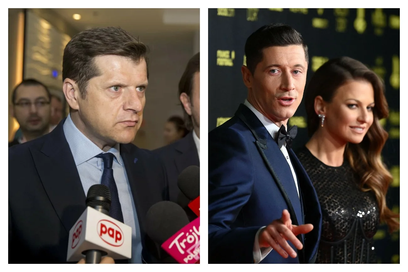 Konflikt Cezarego Kucharskiego z Anną i Robertem Lewandowskimi znów przybiera na sile