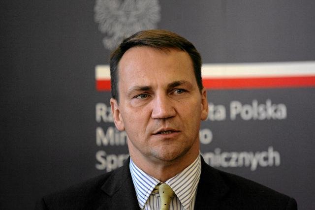 Minister spraw zagranicznych Radosław Sikorski