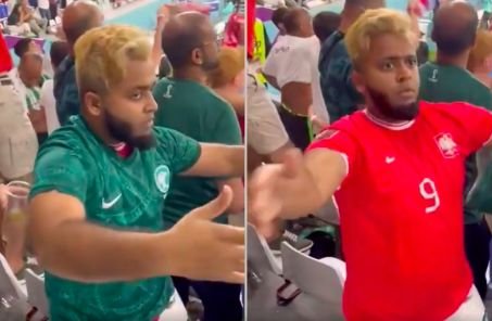 Zaskakująca reakcja kibica Arabii Saudyjskiej po golu Roberta Lewandowskiego.