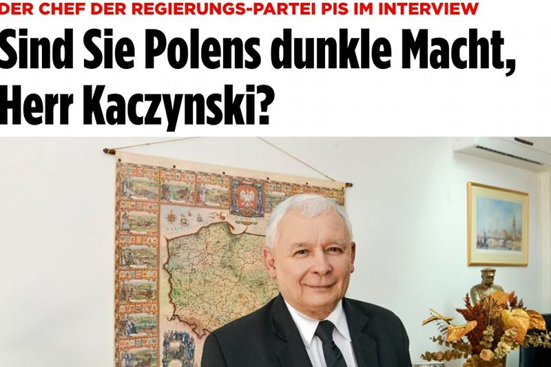 Wywiad Jarosława Kaczyńskiego dla "Bilda" jest żywo komentowany za granicą. To gorzka lektura dla Polaków.