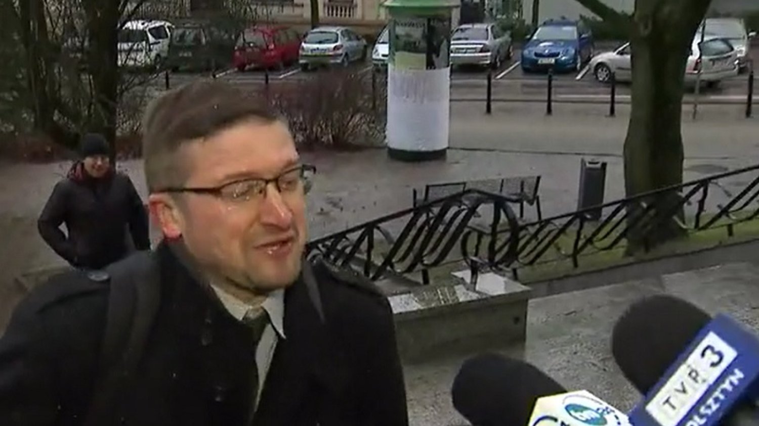 Zawieszony sędzia Paweł Juszczyszyn stawił się w czwartek w pracy.