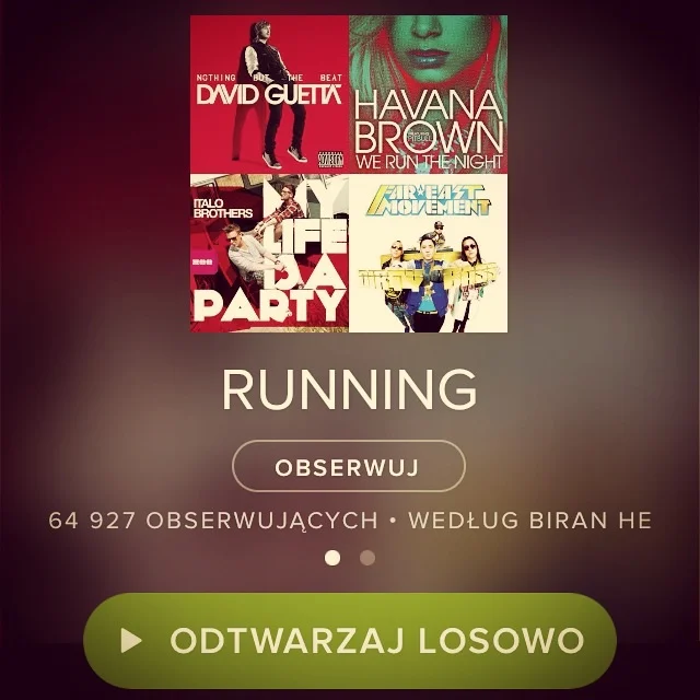 Playlista Spotify.