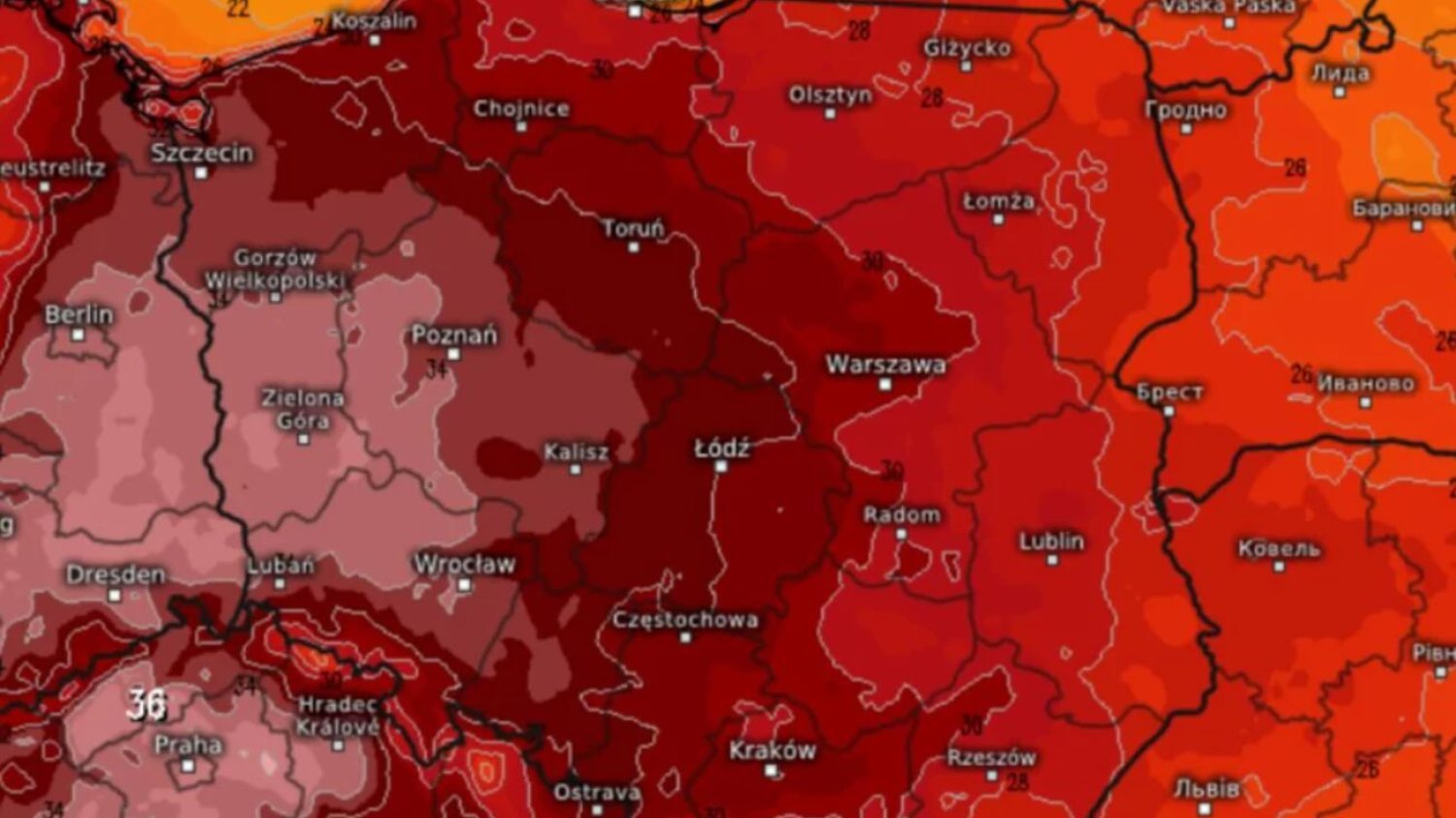 Pogoda – afrykańskie upały w Polsce. Pomarańczowe alerty w całym kraju