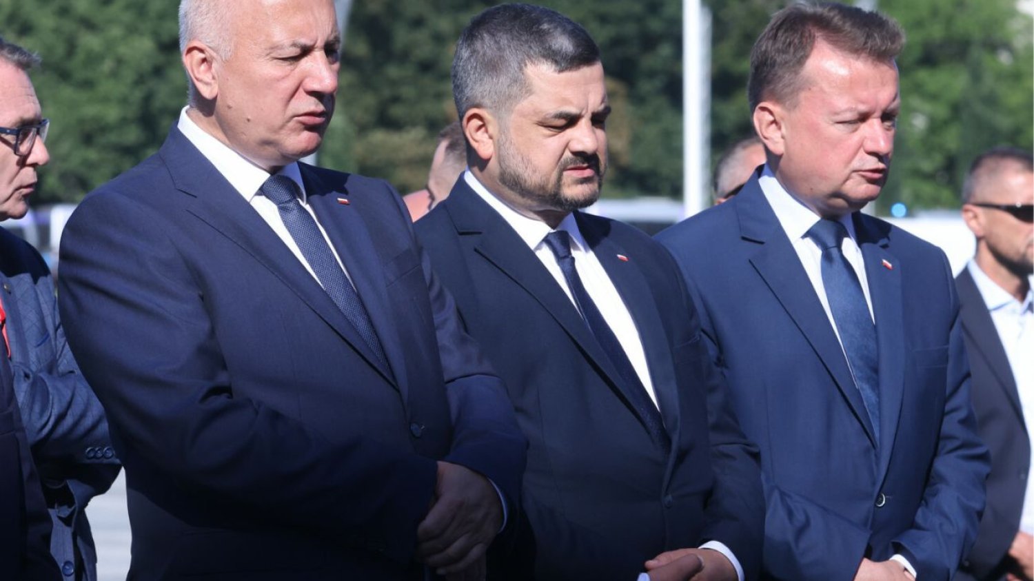 Politycy PiS: Joachim Brudziński, Krzysztof Sobolewski, Mariusz Błaszczak.