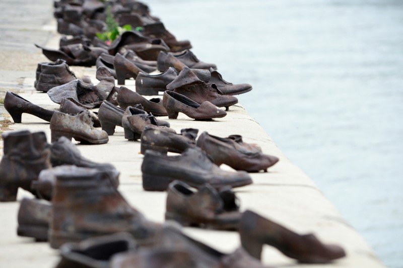 Pomnik "Buty na brzegu Dunaju" w Budapeszcie