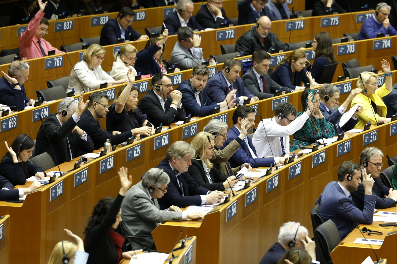 posłowie PE w Brukseli