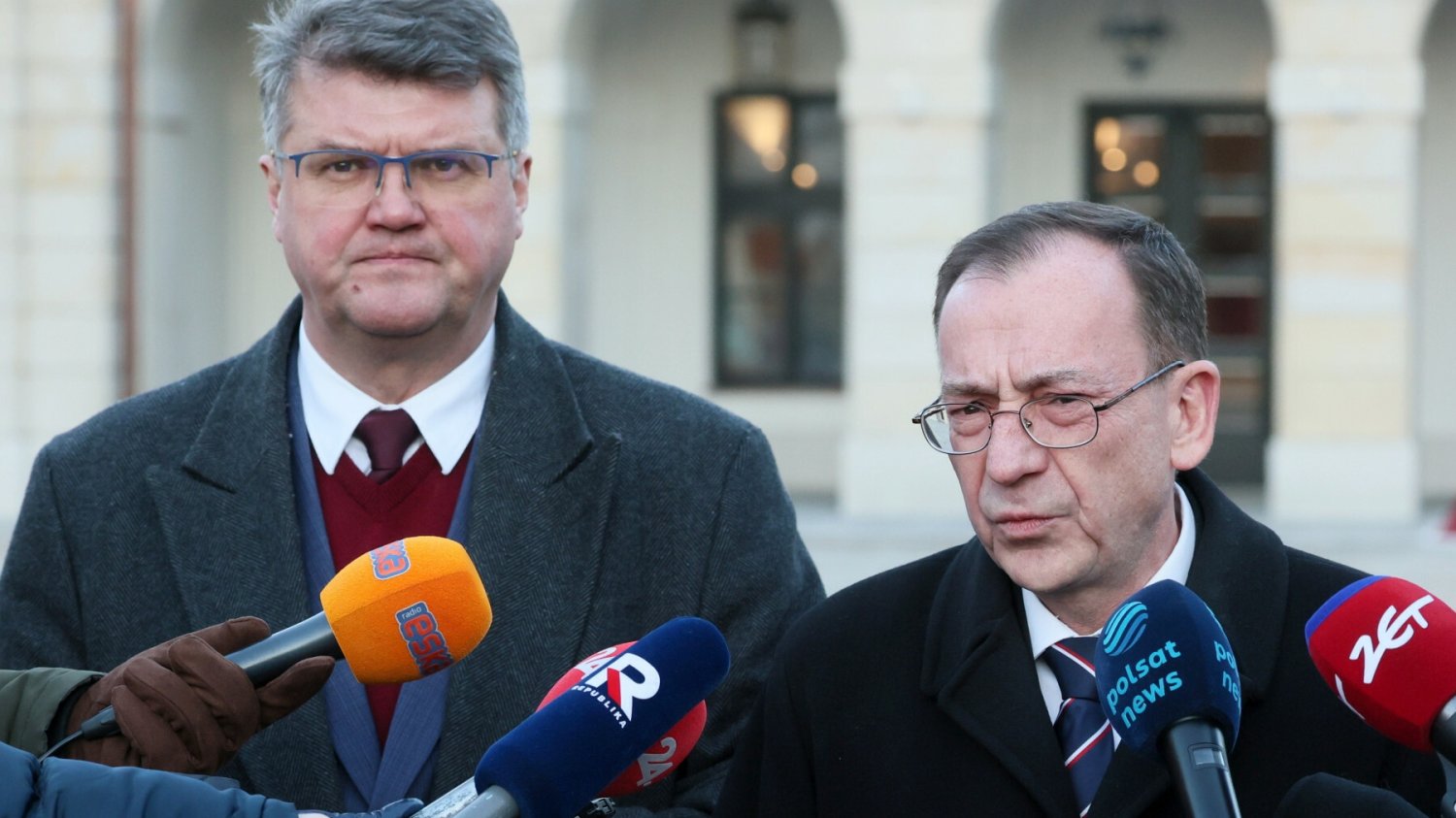 Kamiński i Wąsik wyszli od prezydenta. Wygłosili oświadczenie.