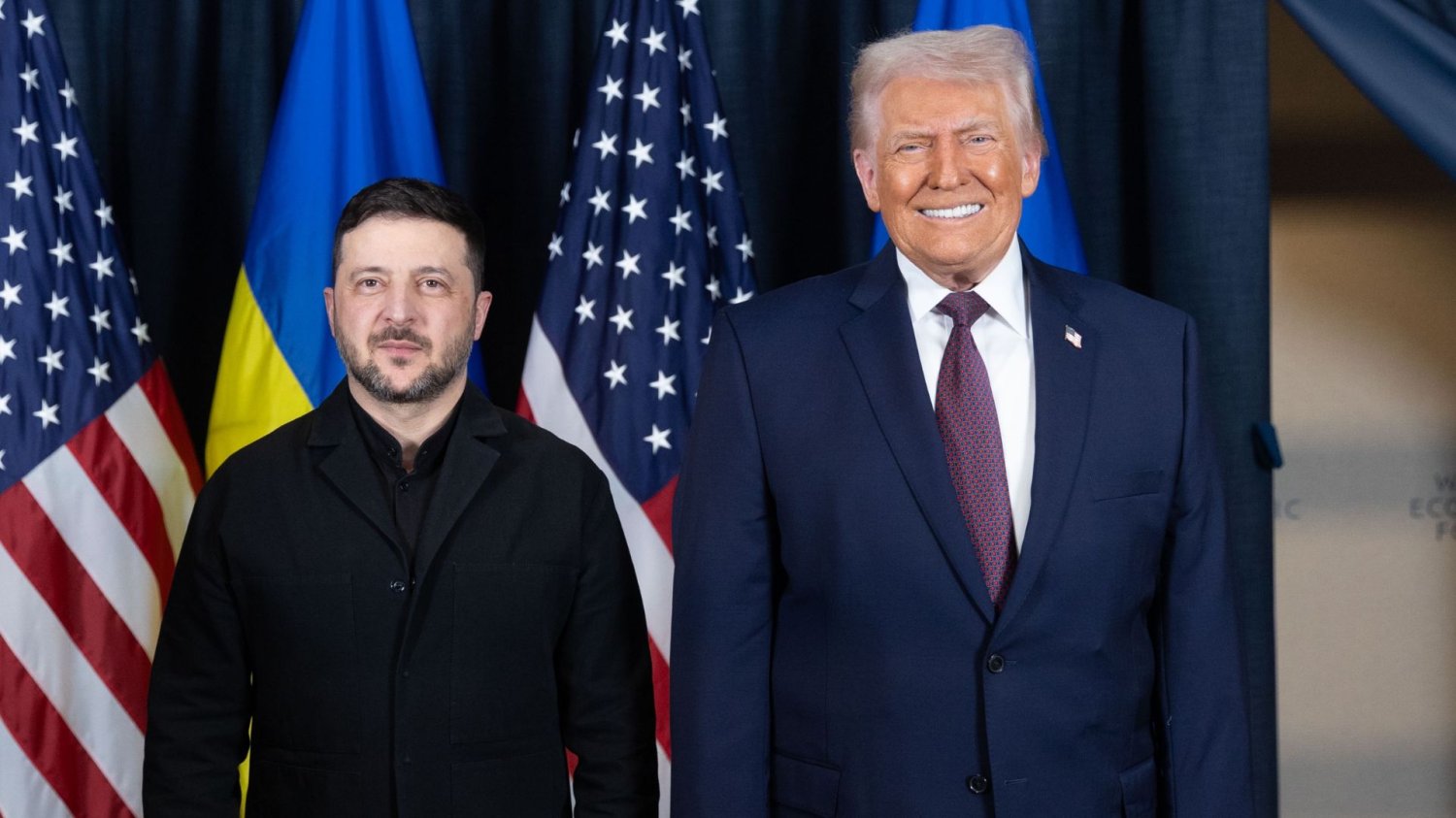 Trump i Zełenski już po spotkaniu. Trump i Zełenski już po spotkaniu.