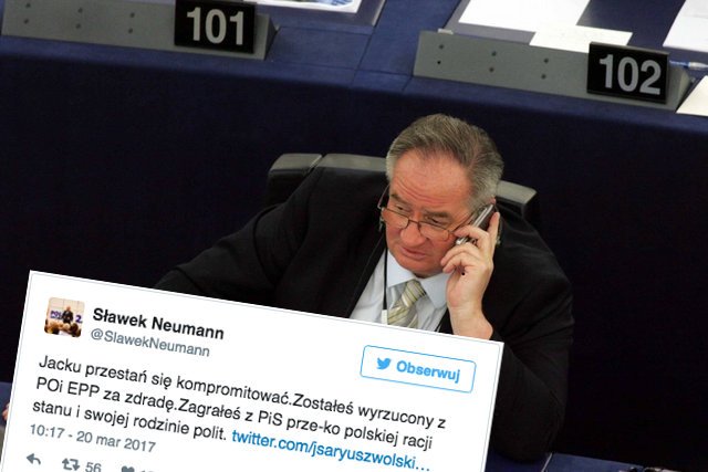 Jacek Saryusz-Wolski zapowiada zaskarżenie decyzji o wyrzuceniu go z komisji. Politycy PiS proszą, żeby przestał się kompromitować.