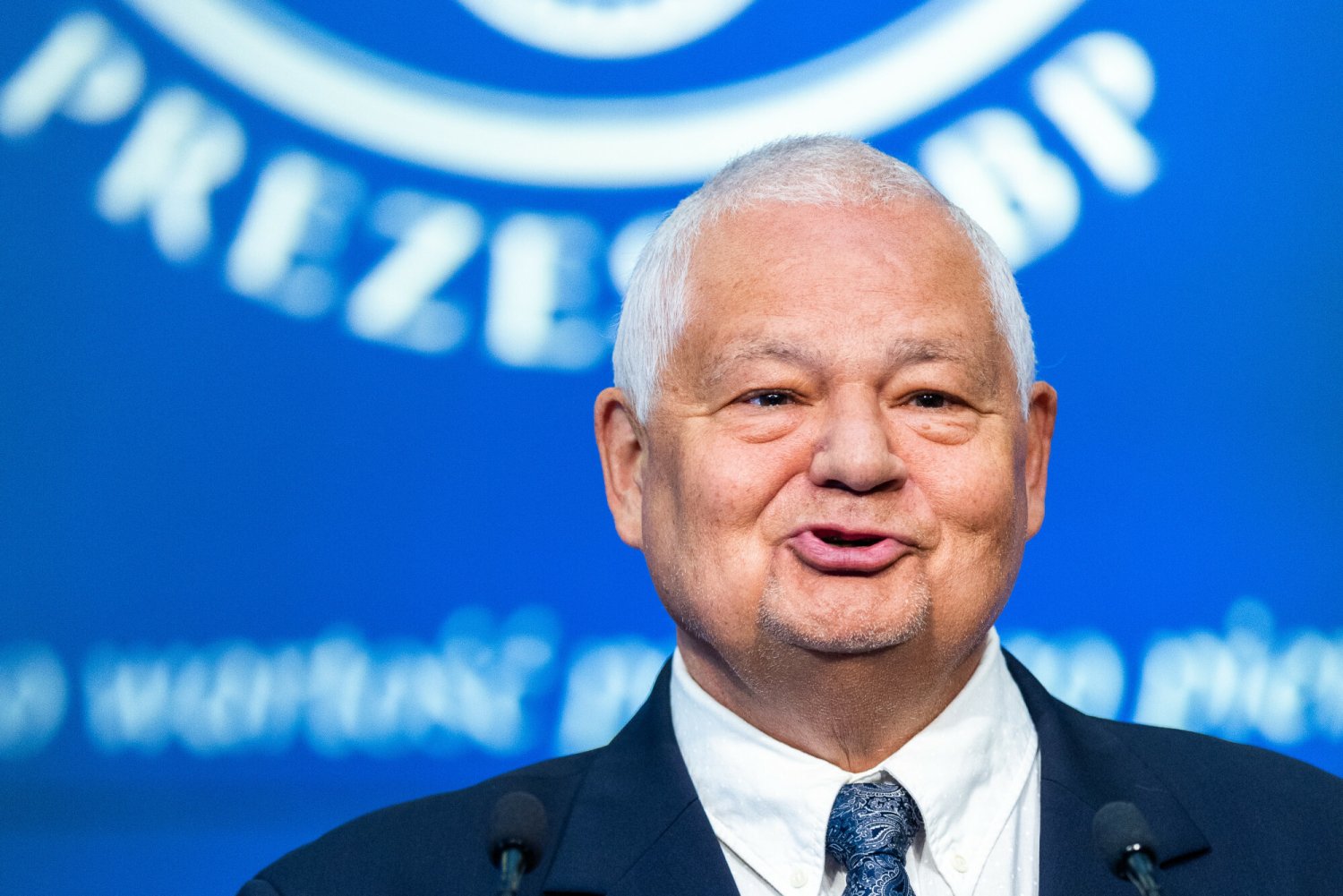 Adam Glapiński zaprezentował nową monetę kolekcjonerską. Nie wszystko poszło po jego myśli.