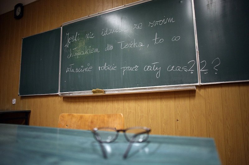 Lekcja przystosowania do życia w rodzinie w jednej z krakowskich szkół.