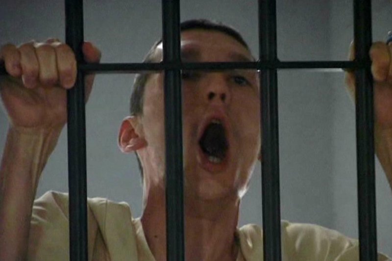 Kadr z filmu "Powtórzenie" Artura Żmijewskiego