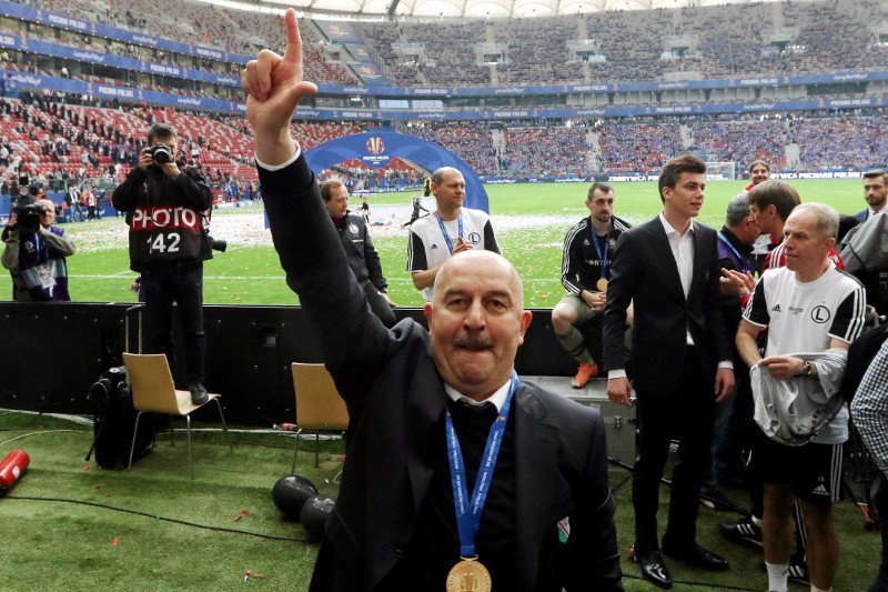 Stanisław Czerczesow ustrzelił dublet, gdy był trenerem Legii Warszawa.