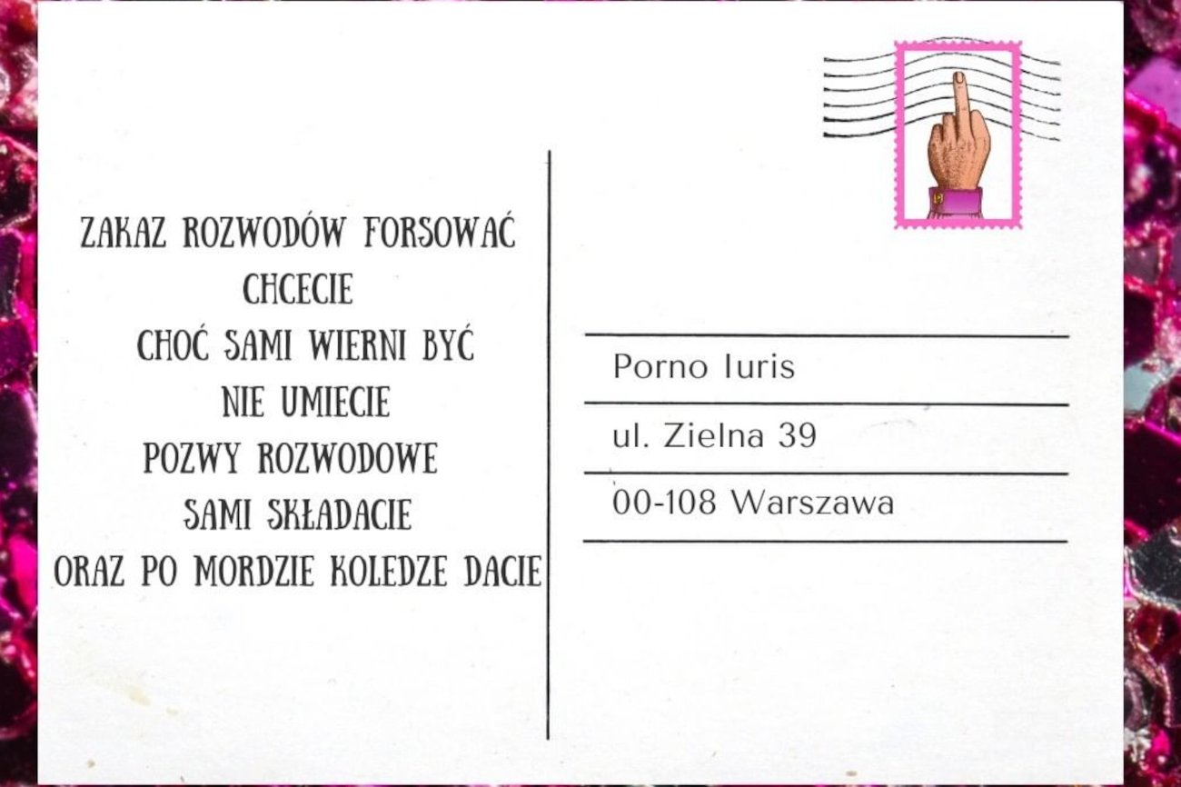 Walentynki 2022 – życzenia od Strajku Kobiet dla Ordo Iuris.