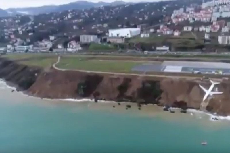 Samolot leciał z Ankary do Trabzonu nad Morzem Czarnym.