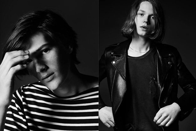 Synowie gwiazdorów w świecie mody. Jack Kilmer i Dylan Brosnan w kampanii Saint Laurent.