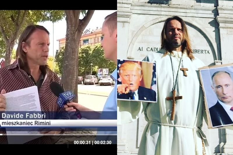 TVP spotyka przypadkowego mieszkańca. Okazuje się, że to znany włoski nacjonalista.