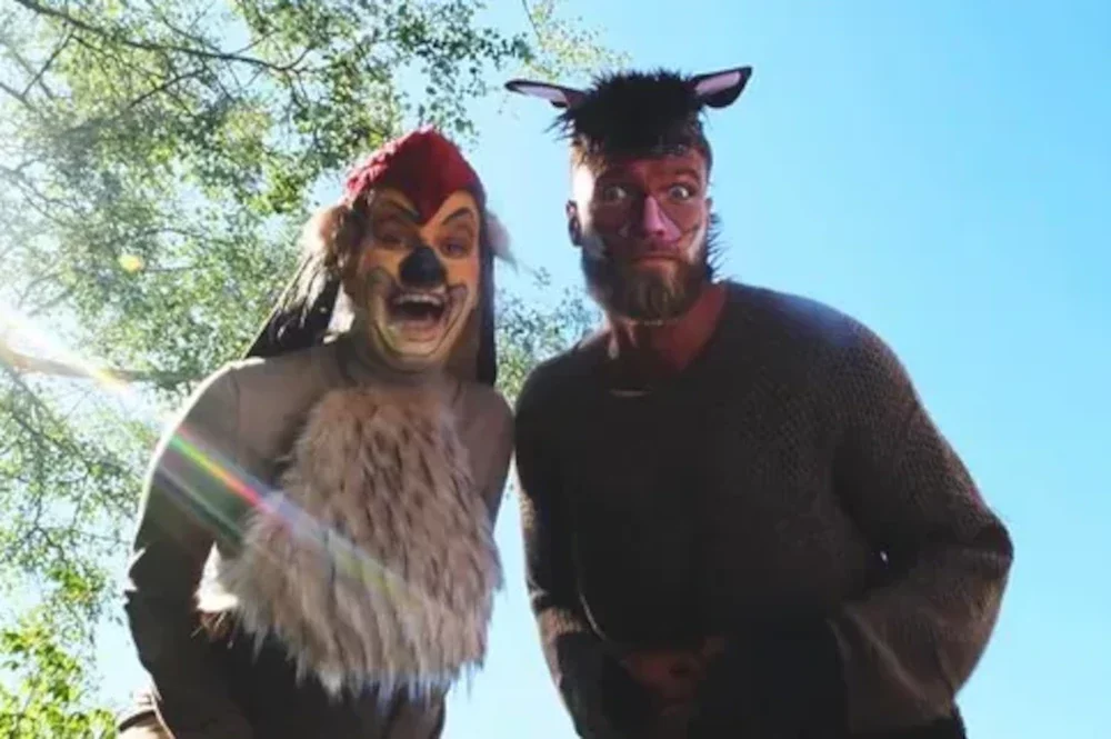 Zofia Zborowska i Andrzej Wrona Zofia Zborowska i Andrzej Wrona jako Timon i Pumba