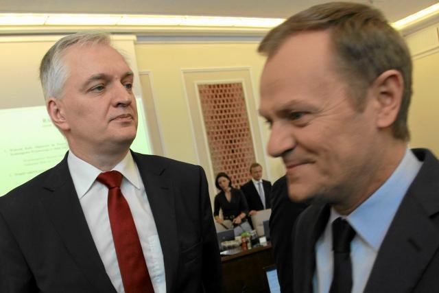 Jarosław Gowin i Donald Tusk