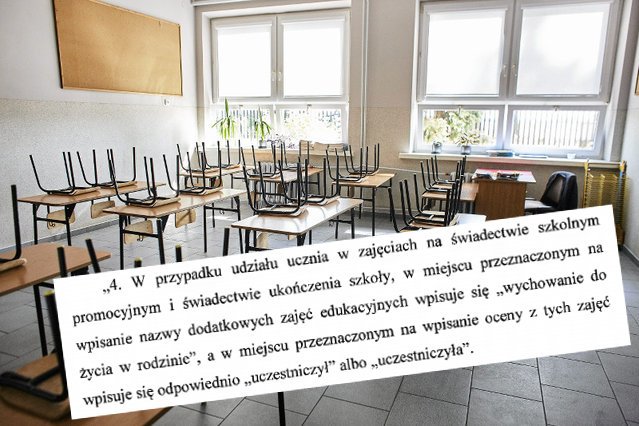 Na świadectwa szkolnych ma się pojawić nowy przedmiot.