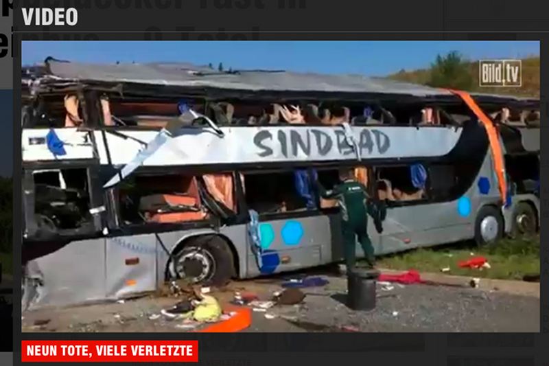 9 osób nie żyje po zderzeniu polskich i ukraińskich busów w Niemczech