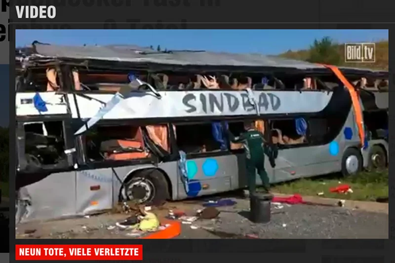 9 osób nie żyje po zderzeniu polskich i ukraińskich busów w Niemczech