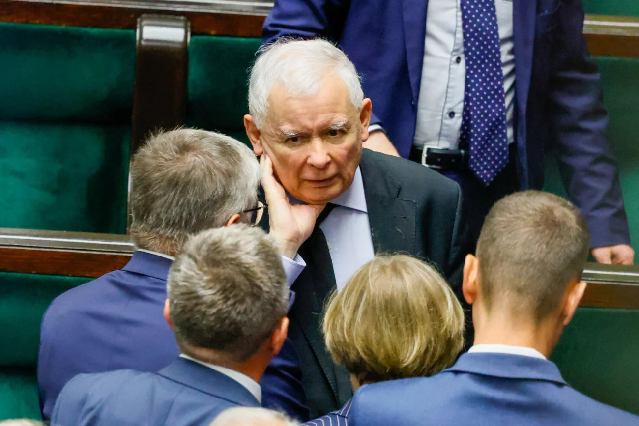 Kaczyński sondaż Jarosław Kaczyński w Sejmie