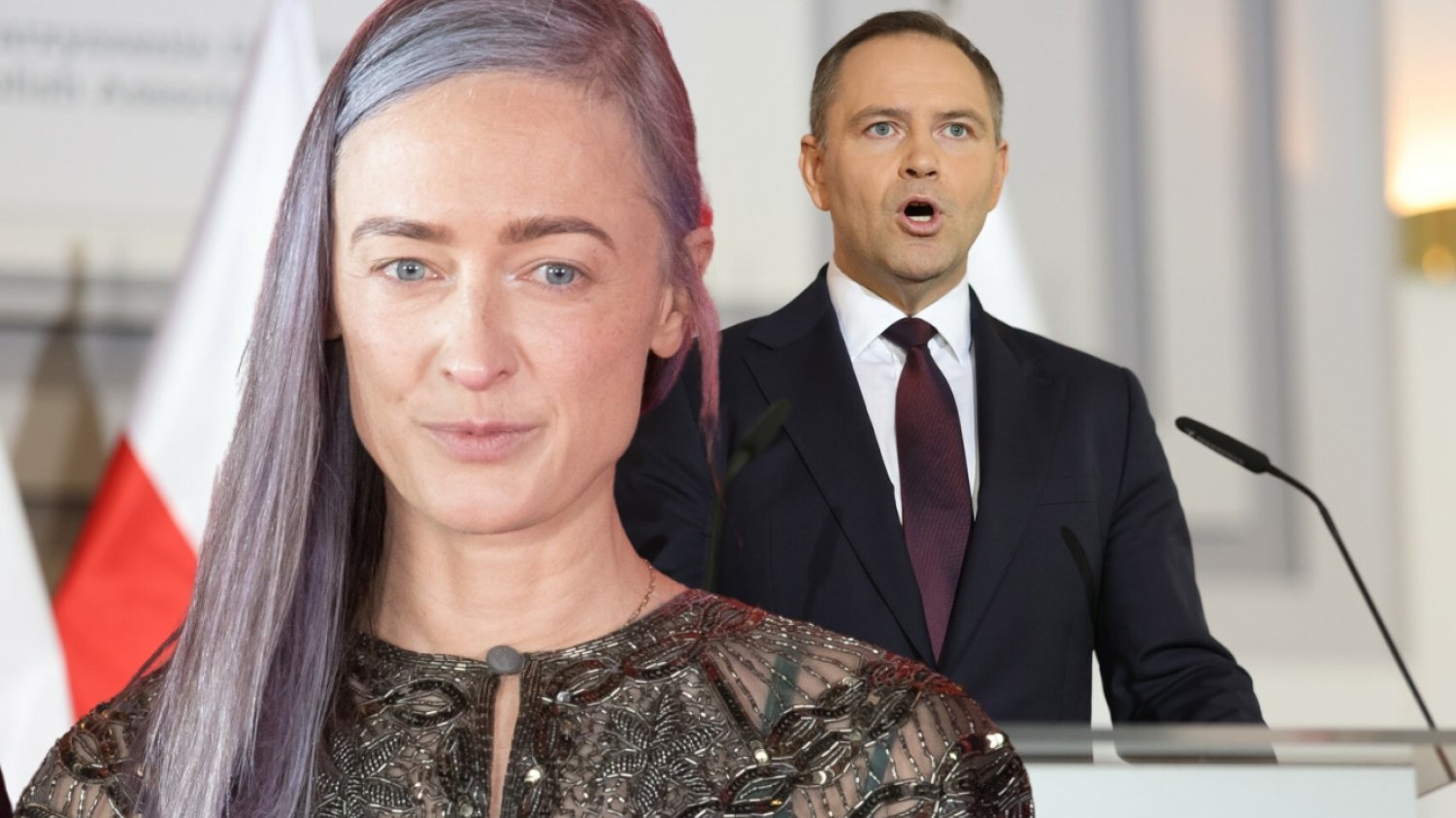 Nowa grafika Damięckiej o Nawrockim. Wyjaśniła znaczenie jednego słowa