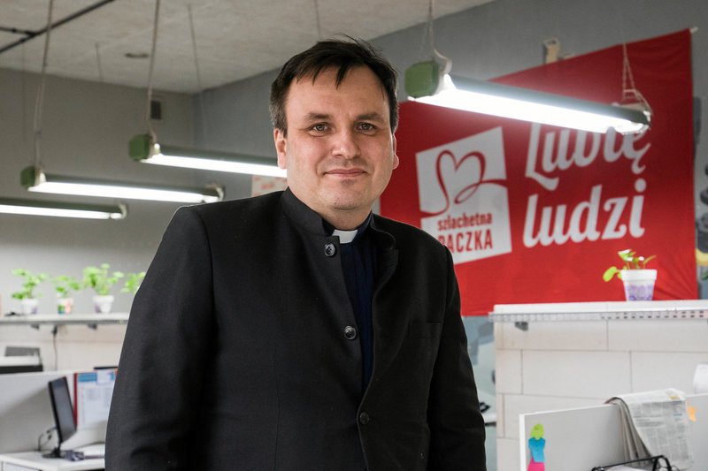 Ks. Grzegorz Babiarz próbował przejąć dokumenty, znajdujące się w siedzibie stowarzyszenia.