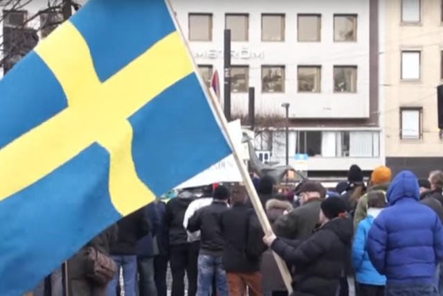 W sobotę w Sztokholmie odbyła się demonstracja przeciwników imigracji.