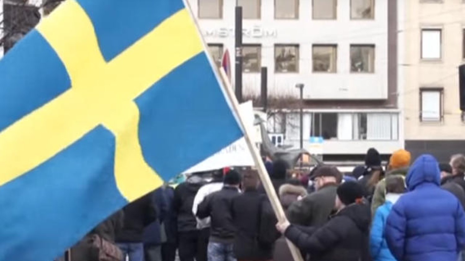 W sobotę w Sztokholmie odbyła się demonstracja przeciwników  imigracji.