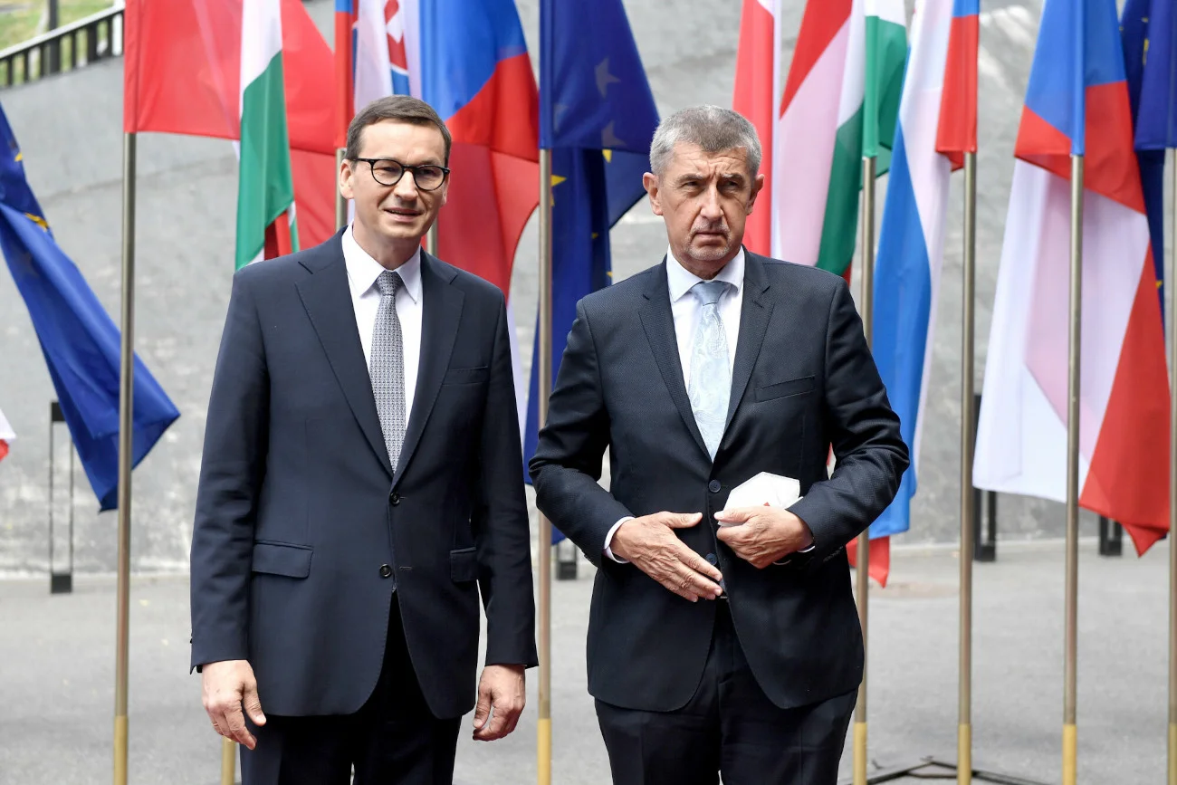 Premier Mateusz Morawiecki, premier Czech Andrej Babis.