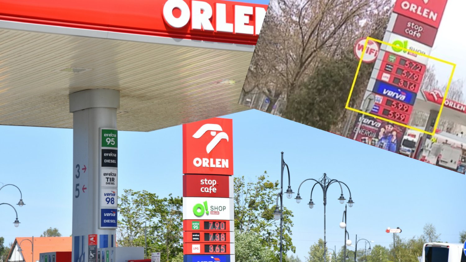 Zaskakujące ujęcie w TVP. Internauci od razu zwrócili uwagę na ceny na stacjach Orlenu