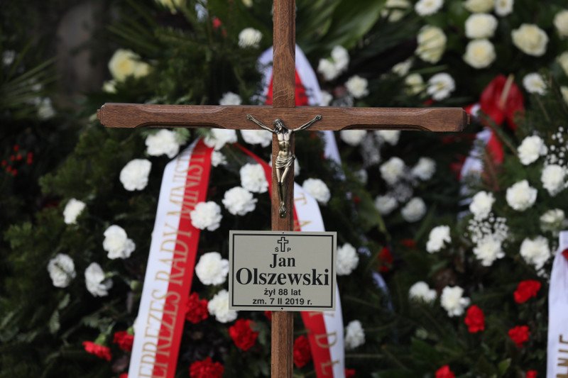 W sobotę odbył się pogrzeb Jana Olszewskiego.